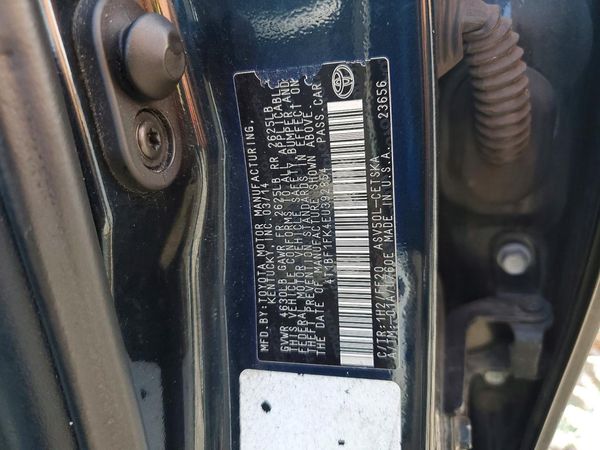 2014 TOYOTA CAMRY
