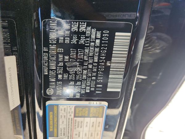 2017 KIA SORENTO L, LX