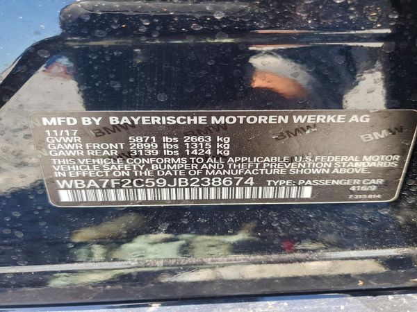 2018 BMW 750 xDrive