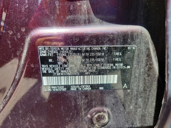 2017 TOYOTA RAV4 Ltd/SE Platinum