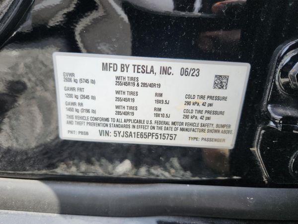 2023 TESLA MODEL S
