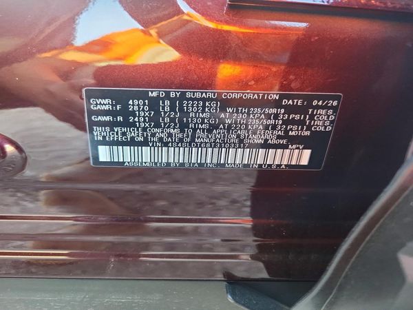 2026 SUBARU FORESTER Touring