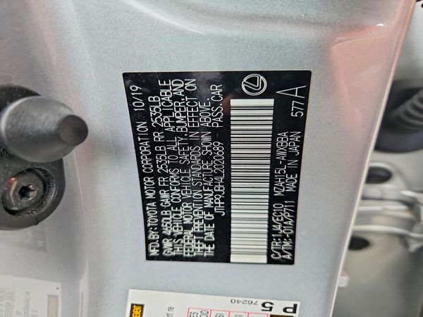 2020 LEXUS UX