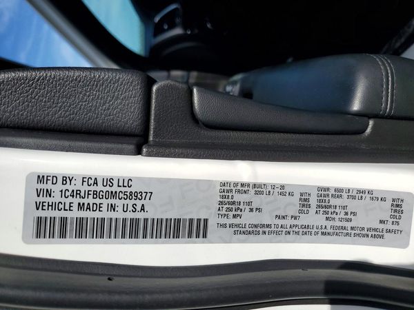 2021 JEEP GRAND CHEROKEE