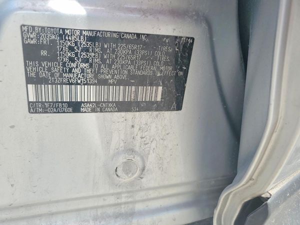2015 TOYOTA RAV4 LE (X Grade)