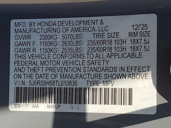 2026 HONDA CR-V