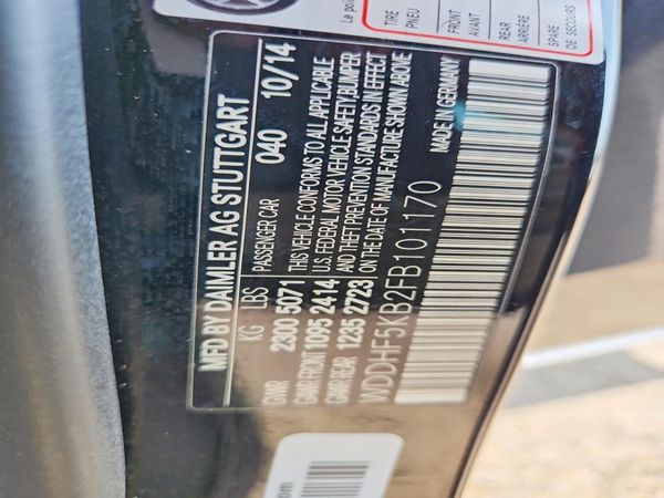 2015 MERCEDES-BENZ E