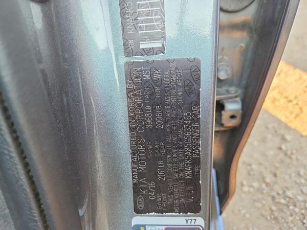 2016 KIA FORTE5 GL (Middle-Low Grade)