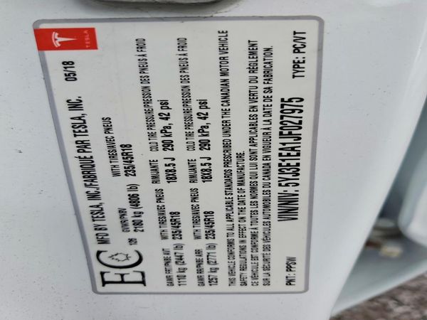 2018 TESLA MODEL 3