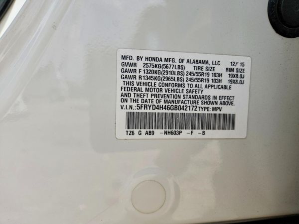 2016 ACURA MDX