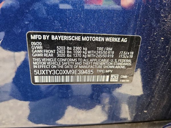 2021 BMW X3 sDrive30i