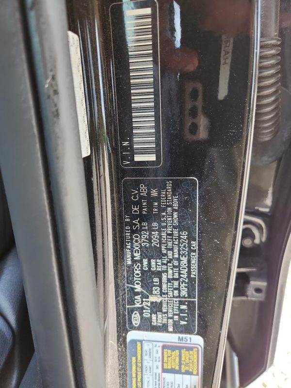 2021 KIA FORTE FE, LXS