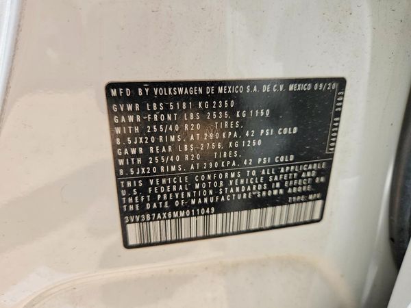 2021 VOLKSWAGEN TIGUAN SE, SE R-Line Black, SEL