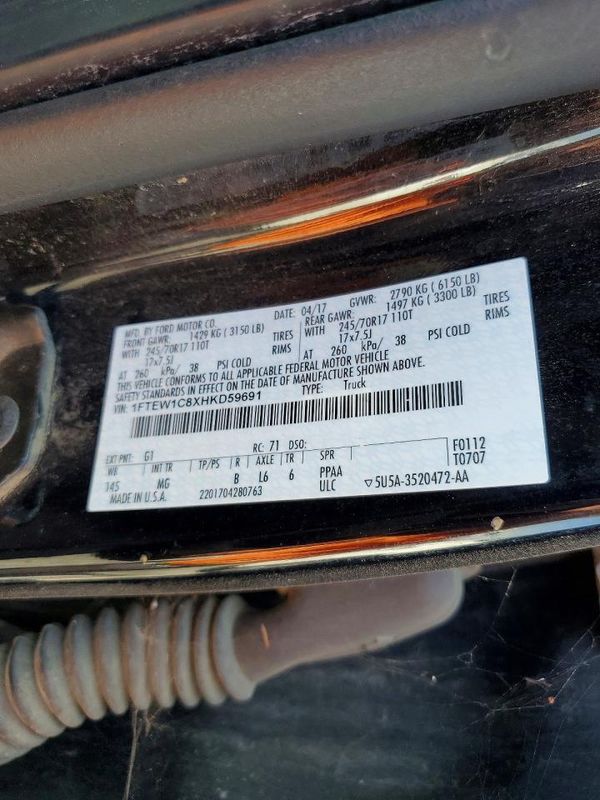 2017 FORD F150 SuperCrew