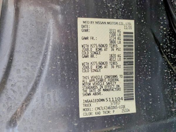 2021 NISSAN TITAN Crew Cab
