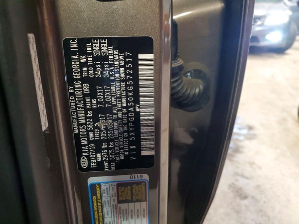 2019 KIA SORENTO L, LX, S