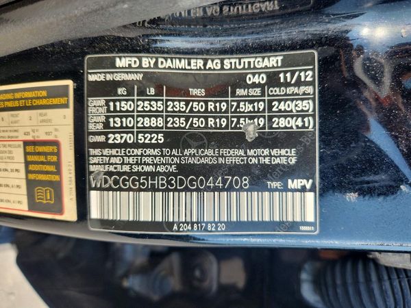 2013 MERCEDES-BENZ GLK GLK350