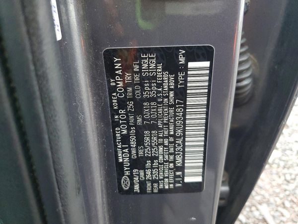 2019 HYUNDAI TUCSON