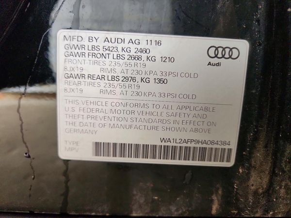 2017 AUDI Q5 quattro Premium Plus