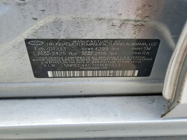 2013 HYUNDAI SONATA
