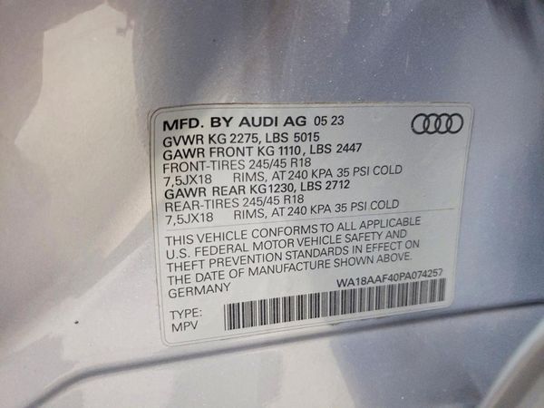 2023 AUDI A4 ALLROAD quattro Premium Plus