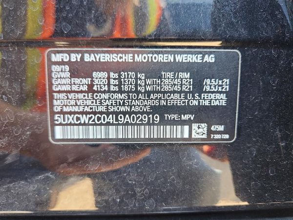 2020 BMW X7 xDrive40i