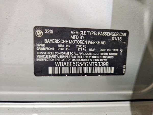 2016 BMW 320 xDrive SA