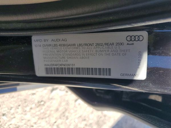 2015 AUDI A6 Premium