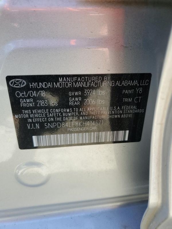 2019 HYUNDAI ELANTRA