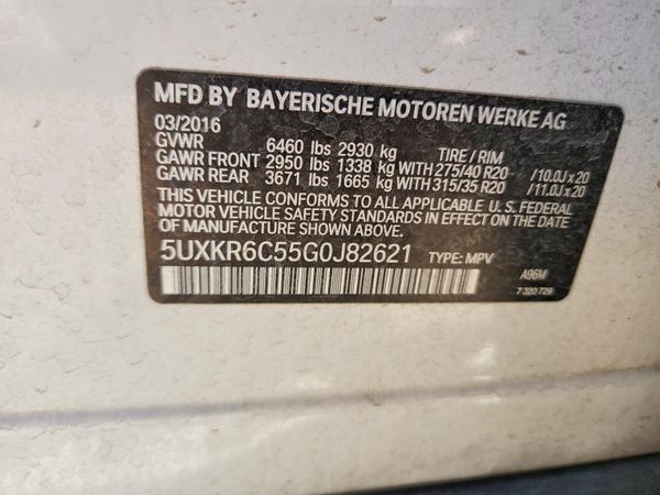 2016 BMW X5 xDrive50i