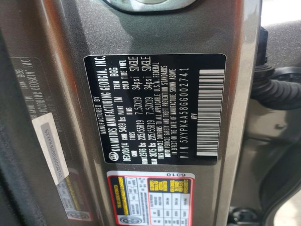 2016 KIA SORENTO SX / SX Limited