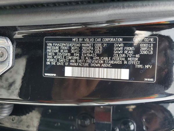 2016 VOLVO XC90