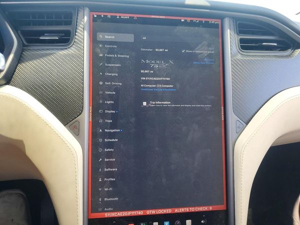 2018 TESLA MODEL X