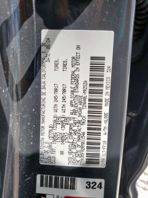 2024 TOYOTA TACOMA