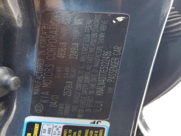 2014 KIA CADENZA EX