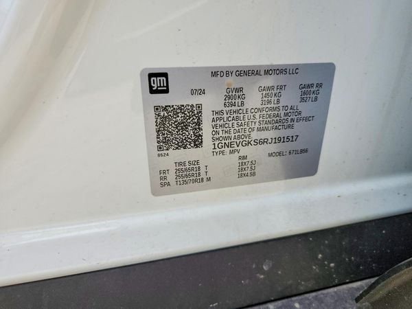 2024 CHEVROLET TRAVERSE LT