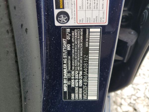 2018 MERCEDES-BENZ E E300