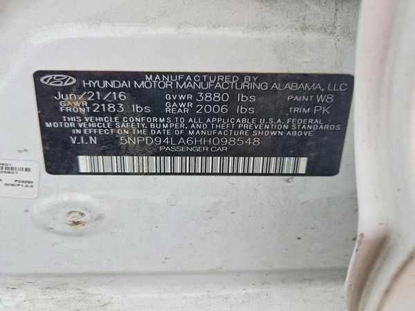 2017 HYUNDAI ELANTRA Sport
