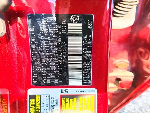 2018 TOYOTA CAMRY L/LE/SE/XLE