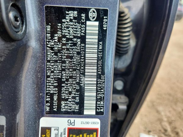 2014 TOYOTA CAMRY