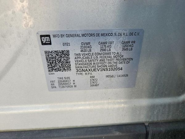 2022 CHEVROLET EQUINOX LT (1LT)