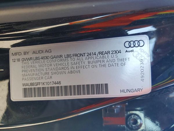 2019 AUDI A3