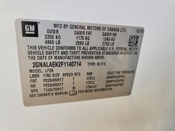 2015 CHEVROLET EQUINOX LS
