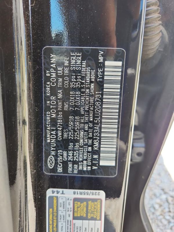 2020 HYUNDAI TUCSON