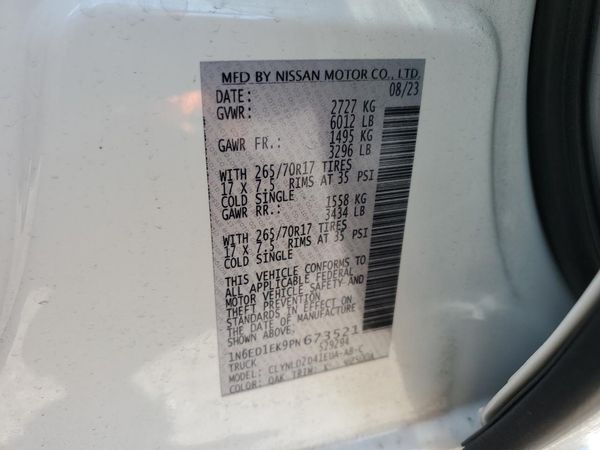 2023 NISSAN FRONTIER