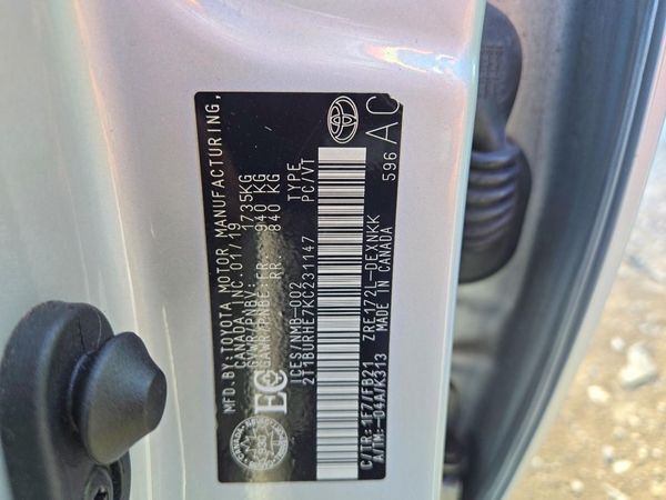 2019 TOYOTA COROLLA L/LE/SE/XLE/XSE