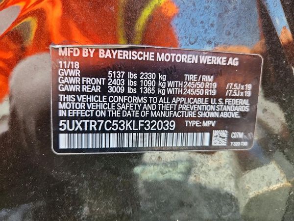 2019 BMW X3 sDrive30i