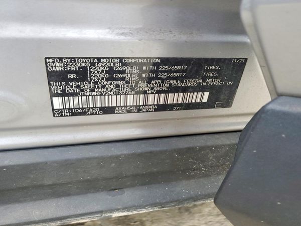 2021 TOYOTA RAV4 XLE HV