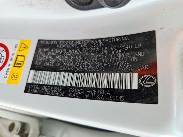 2017 LEXUS ES 350