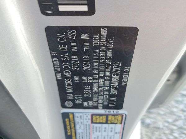 2021 KIA FORTE FE, LXS